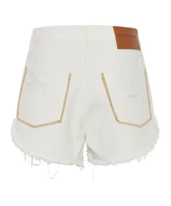 Denim Shorts|ONE TEASPOON Pearl Outlaws Mid Length Denim Shorts