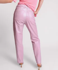 Denim Jeans|ONE TEASPOON Pink Envy Foil Awesome Baggies High Waist Jeans