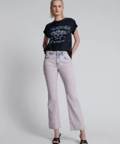 Denim Jeans|ONE TEASPOON Pink Haze Charlie Flares