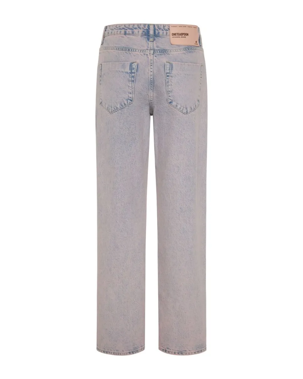 Denim Jeans|ONE TEASPOON Pink Haze Jackson Mid Waist Wide Leg Jeans