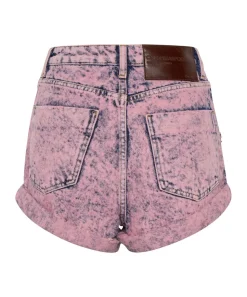 Denim Shorts|ONE TEASPOON Pink Pistol Bandits High Waist Denim Shorts