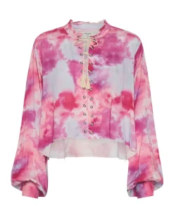 Tops|ONE TEASPOON Pink Tornado Recycled Rhiannon Top