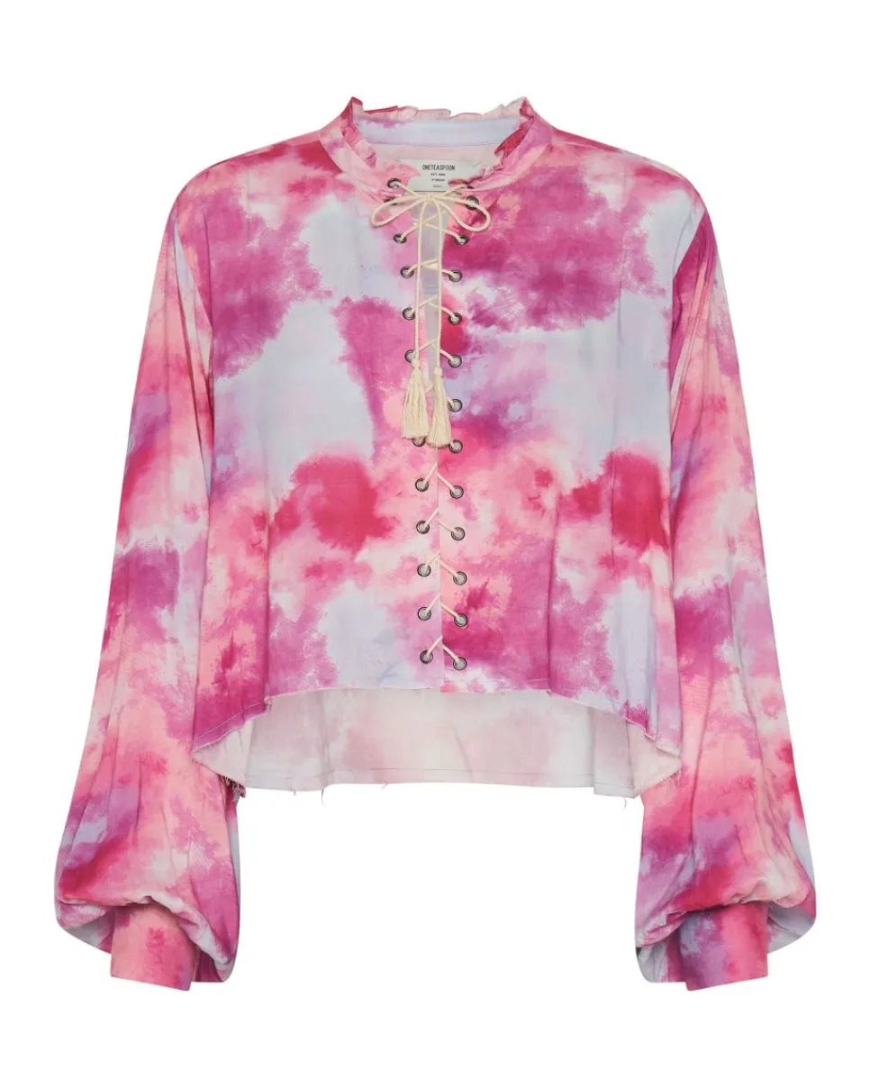 Tops|ONE TEASPOON Pink Tornado Recycled Rhiannon Top