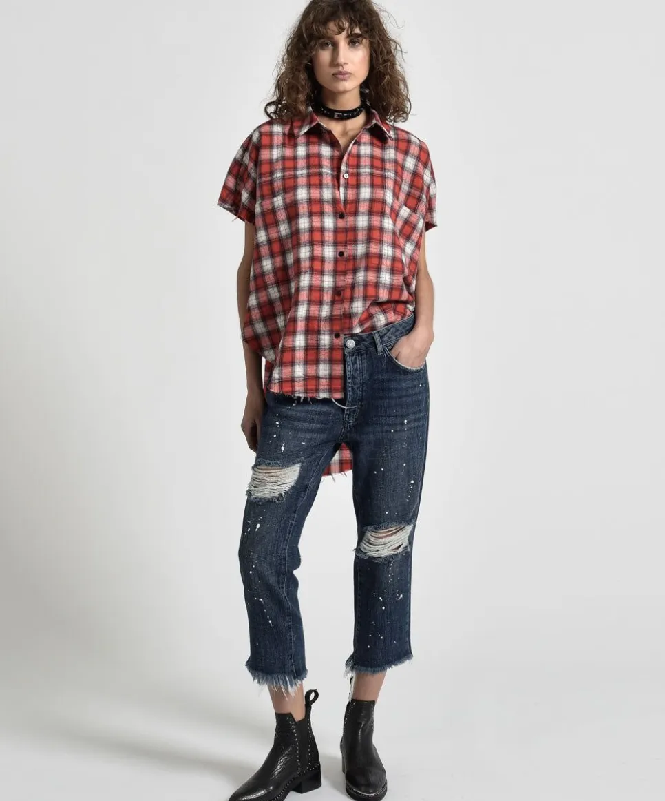 Denim Jeans|ONE TEASPOON Pop Cult Hooligans Low Waist Relaxed Straight Leg Jeans