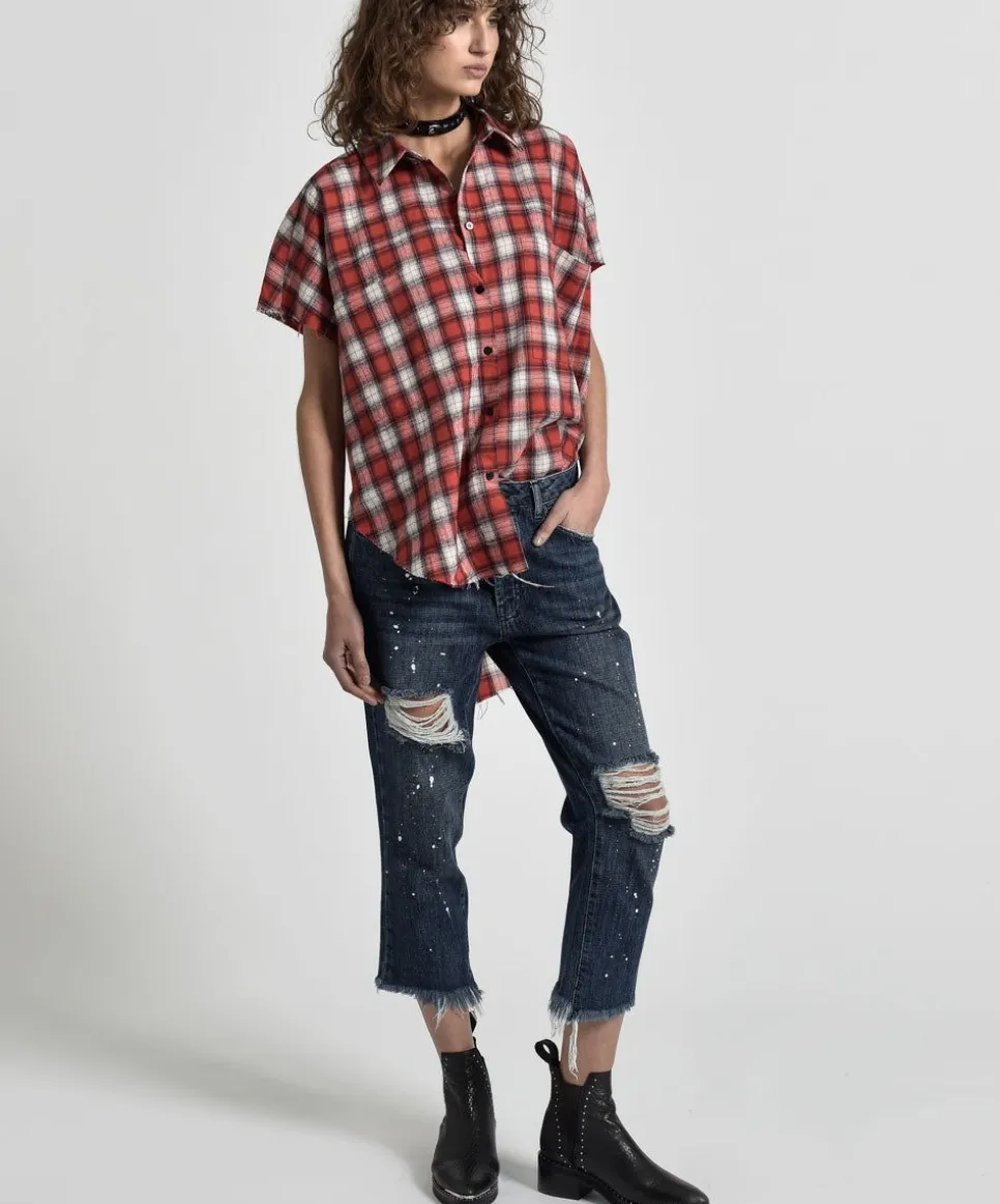 Denim Jeans|ONE TEASPOON Pop Cult Hooligans Low Waist Relaxed Straight Leg Jeans