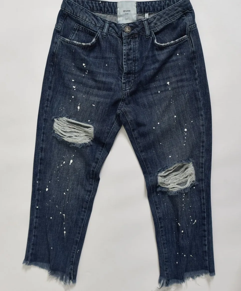Denim Jeans|ONE TEASPOON Pop Cult Hooligans Low Waist Relaxed Straight Leg Jeans