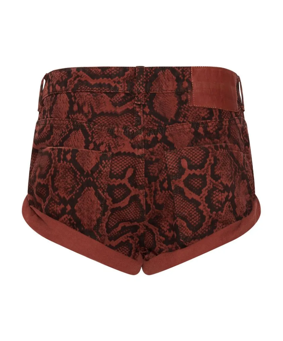 Denim Shorts|ONE TEASPOON Python Bandits Low Waist Denim Shorts