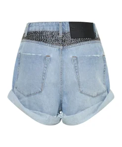 Denim Shorts|ONE TEASPOON Railed Sequin Bandits High Waist Denim Shorts