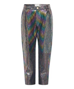 Denim Jeans|ONE TEASPOON Rainbow Sequin Bandits Relaxed Jeans