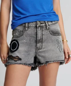 Denim Shorts|ONE TEASPOON Reality Bonitas High Waist Denim Shorts