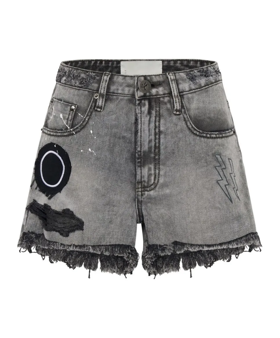 Denim Shorts|ONE TEASPOON Reality Bonitas High Waist Denim Shorts
