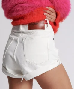 Denim Shorts|ONE TEASPOON Red Line Bandits High Waist Denim Shorts