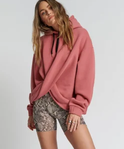 Hoodies And Sweats|ONE TEASPOON Red Velvet Luxe Twisted Hoody