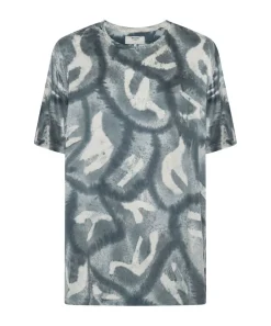 Basic Tees|ONE TEASPOON Reflection Hand Printed Satin Tee