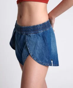 Denim Shorts|ONE TEASPOON Resort Blue Runner Shorts