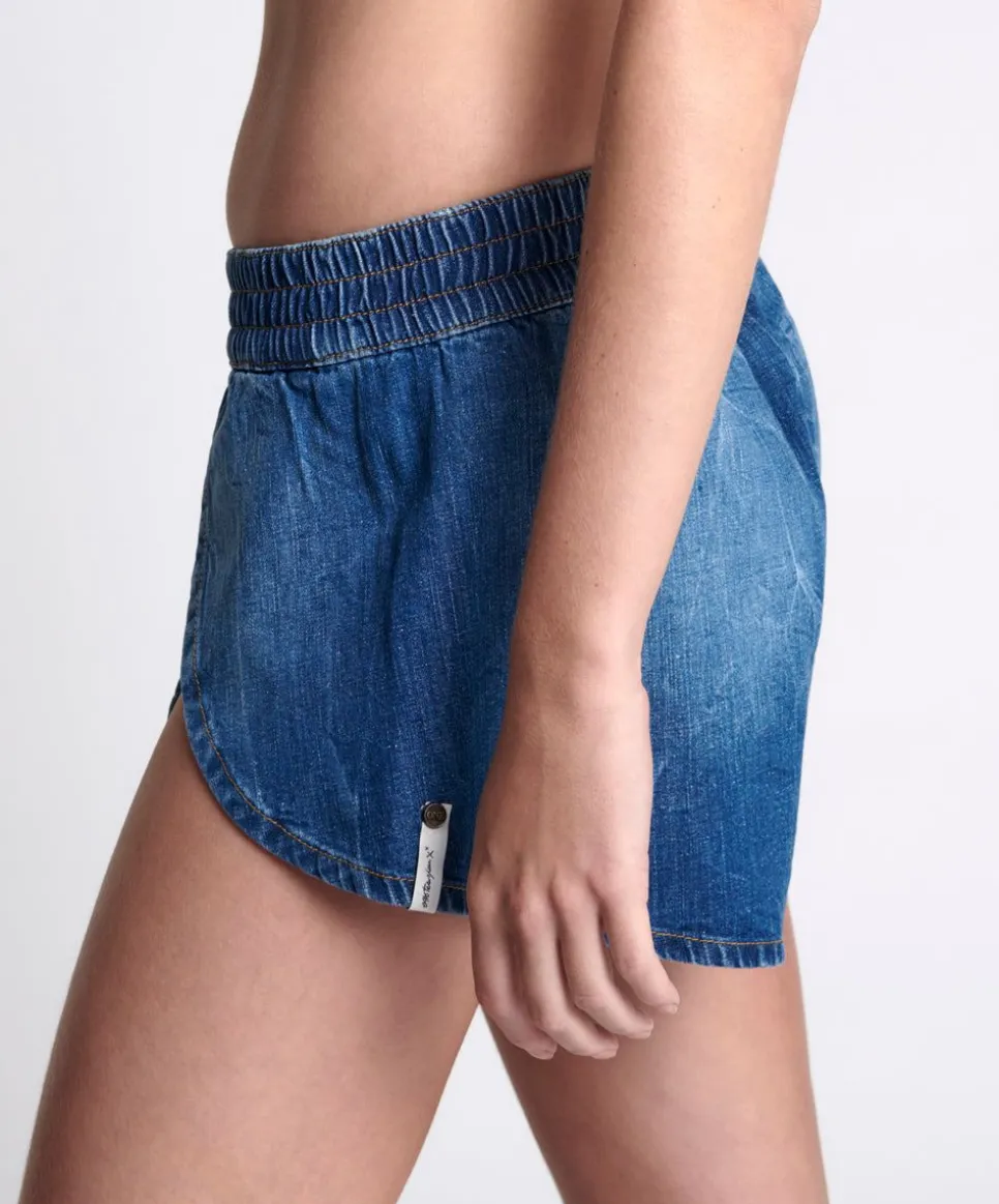 Denim Shorts|ONE TEASPOON Resort Blue Runner Shorts