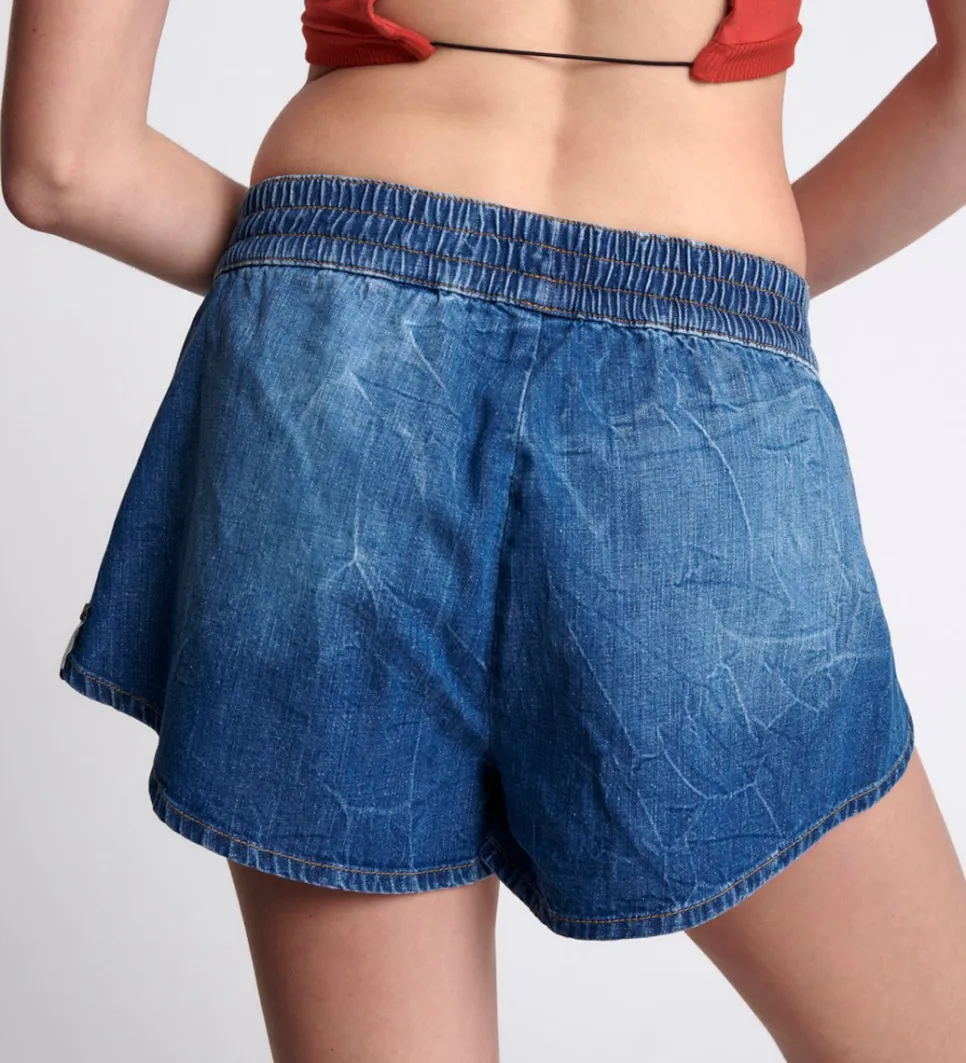 Denim Shorts|ONE TEASPOON Resort Blue Runner Shorts