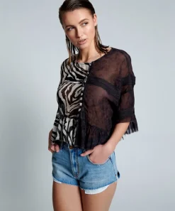 Tops|ONE TEASPOON Ripple Night Dance Top