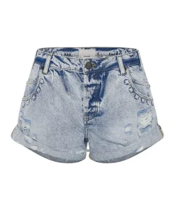 Denim Shorts|ONE TEASPOON Riveted Smiths Tailored Low Waist Denim Shorts