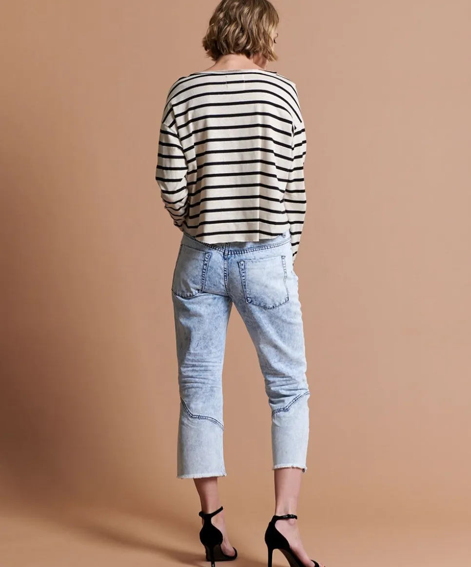 Denim Jeans|ONE TEASPOON Rocky Acid Kicks Low Waist Kick Flare Jeans