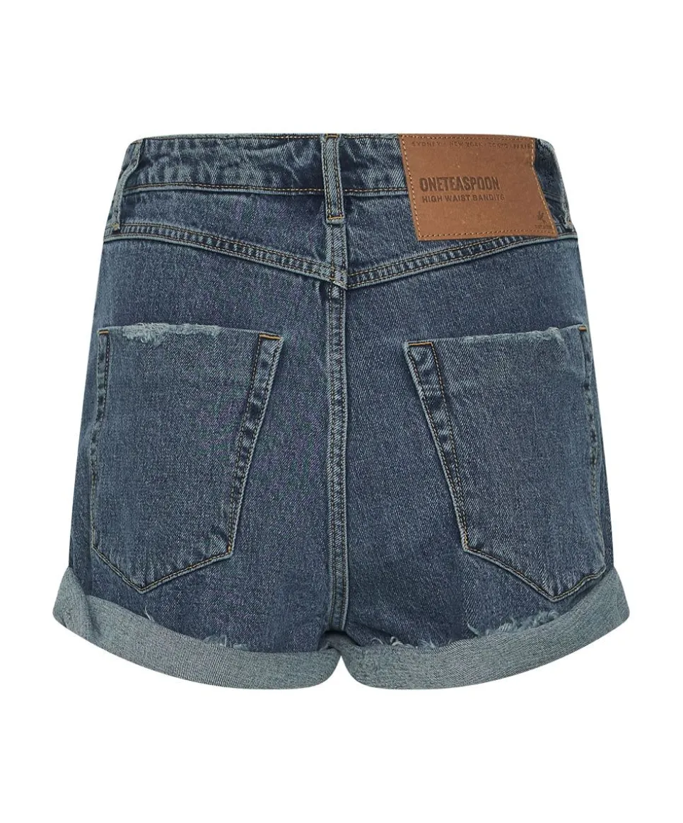 Denim Shorts|ONE TEASPOON Rosewood Bandits High Waist Denim Shorts