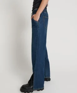 Denim Jeans|ONE TEASPOON Royal Blue Roadhouse Wide Leg Drawstring Jeans