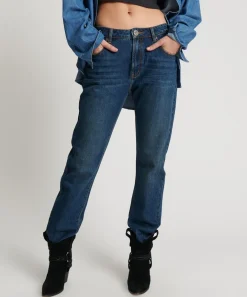 Denim Jeans|ONE TEASPOON Royal Blue Truckers Low Waist Straight Leg Jeans