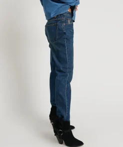 Denim Jeans|ONE TEASPOON Royal Blue Truckers Low Waist Straight Leg Jeans