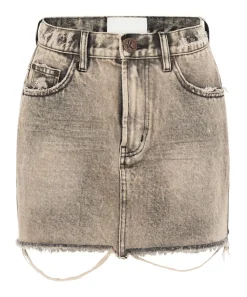Denim Skirts|ONE TEASPOON Rust 2020 High Waist Denim Mini Skirt
