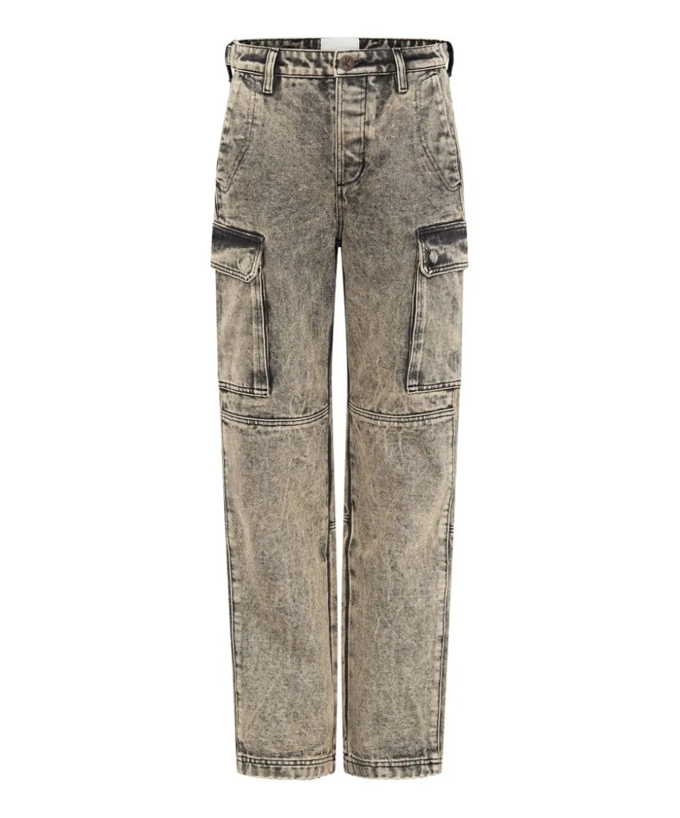 Bottoms|ONE TEASPOON Rust Cargo Motion Pants