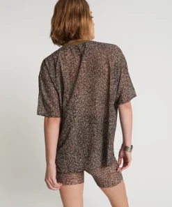 Tops|ONE TEASPOON Safari Camo Chiffon Tee
