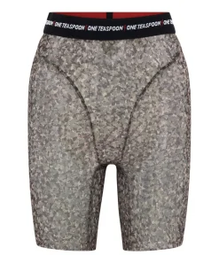 Bottoms|ONE TEASPOON Safari Camo Mesh Bike Shorts