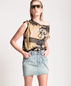 Denim Skirts|ONE TEASPOON Salty Dog Chained 2020 Mini Skirt