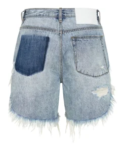 Denim Shorts|ONE TEASPOON Salty Dog Frankies Long Length Denim Shorts