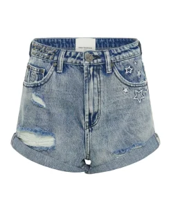 Denim Shorts|ONE TEASPOON Salty Dog Icon Bandits High Waist Denim Shorts