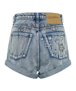 Denim Shorts|ONE TEASPOON Salty Dog Icon Bandits High Waist Denim Shorts