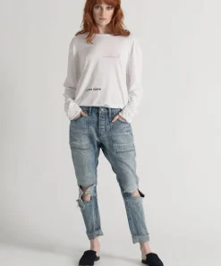 Denim Jeans|ONE TEASPOON Salty Dog Saints Boyfriend Jeans