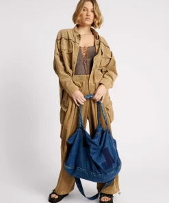 Accessories|ONE TEASPOON Salty Sailor Denim Overnighter Bag