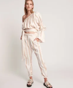 Tops|ONE TEASPOON Santa Fe Stripe One Shoulder Top