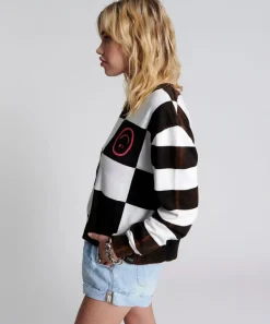Knitwear|ONE TEASPOON Scoreboard Smiley Knit Sweater