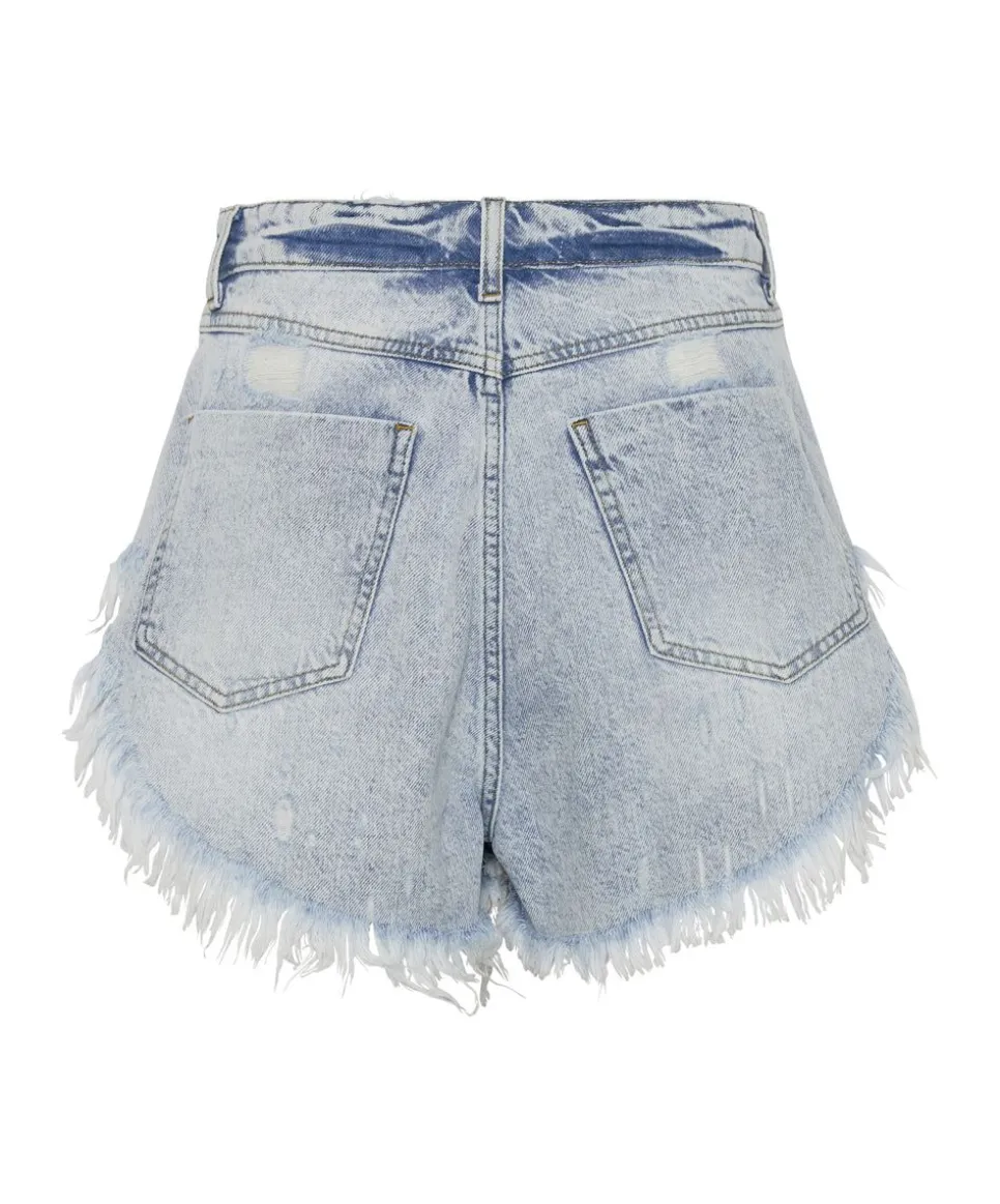 Denim Shorts|ONE TEASPOON Scout High Waist Flippy Denim Shorts