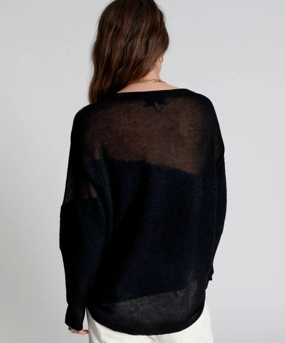 Knitwear|ONE TEASPOON Shattered Crew Knit Sweater