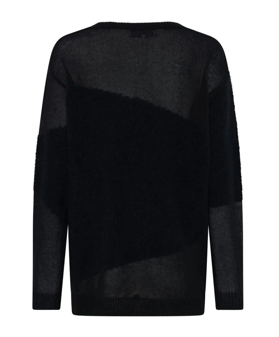 Knitwear|ONE TEASPOON Shattered Crew Knit Sweater