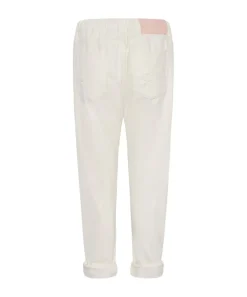 Denim Jeans|ONE TEASPOON Soft White Shabbies Drawstring Boyfriend Jeans