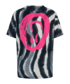 Organic Tees|ONE TEASPOON Solar Storm Hand Printed Organic Crew Tee