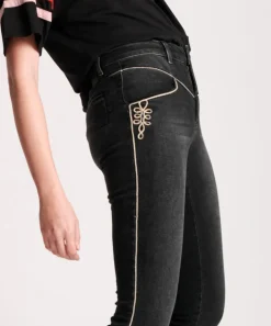 Denim Jeans|ONE TEASPOON Sonic Black Preachers High Waist Skinny Jeans