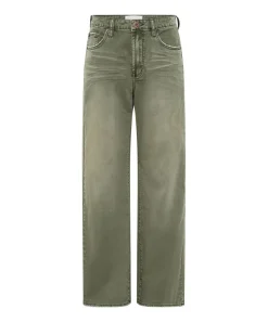 Denim Jeans|ONE TEASPOON St Khaki Jackson Mid Waist Wide Leg Jeans