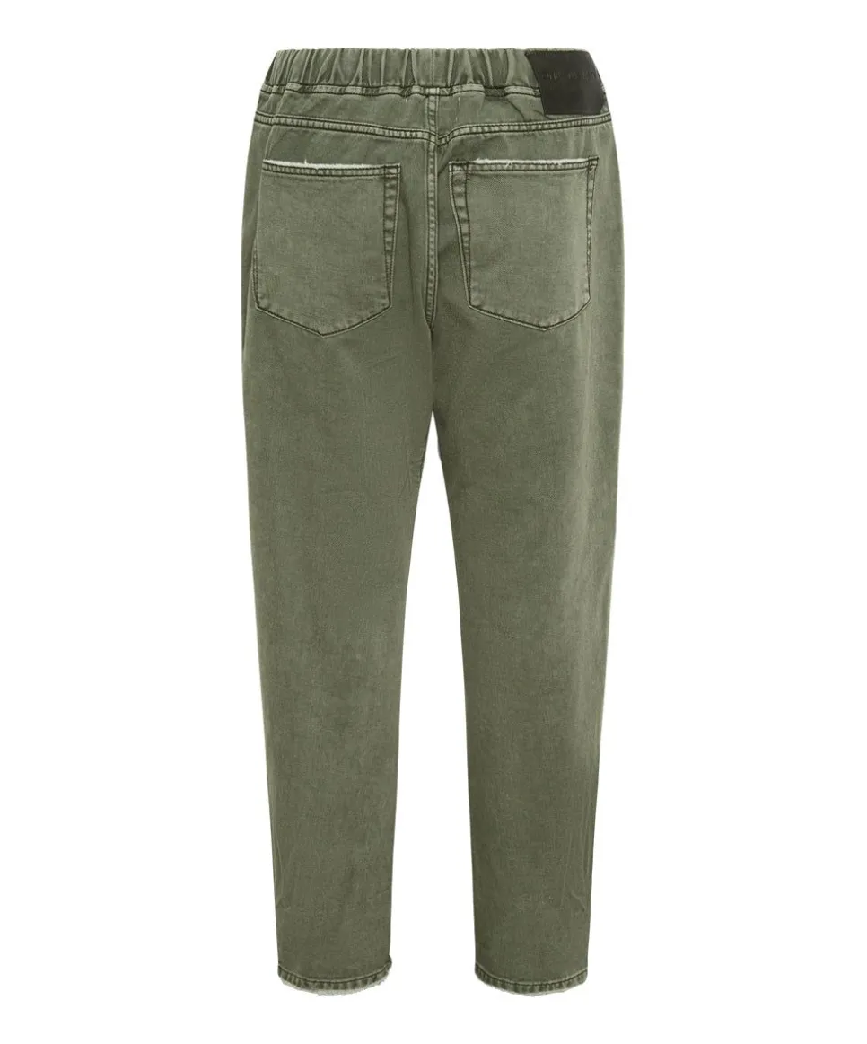 Denim Jeans|ONE TEASPOON St Khaki Shabbies Drawstring Boyfriend Jeans