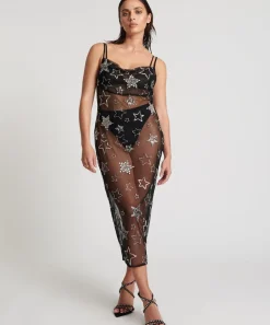 Midi & Maxi Dresses|ONE TEASPOON Stellar All Star Hand Beaded Slip Dress