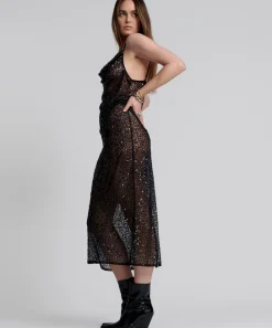 Midi & Maxi Dresses|ONE TEASPOON Stellar Hand Beaded Slip Dress